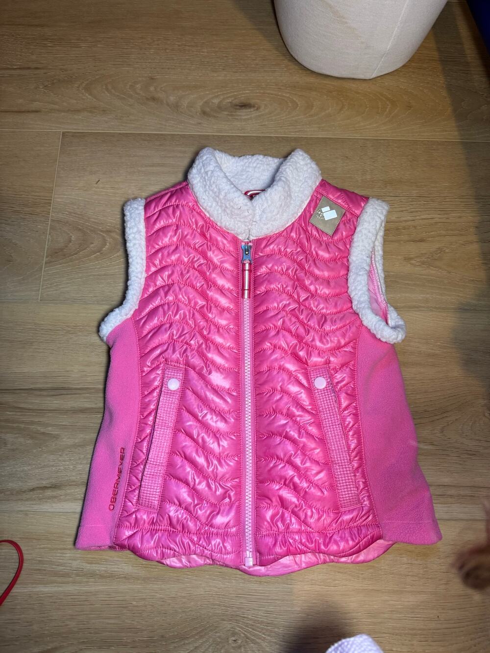 Little Girls OBERMEYER Puffer Vest Size 4
